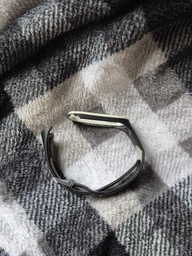 Ремінець Nike style з металевою застібкою для фітнес-браслету Xiaomi Mi Band 4 та 3 Синій з білим (mrk3083) фото від покупців 1