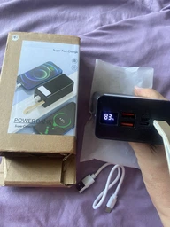 Повербанк 20000 mah 22.5W Super Fast Charge 10192 з LED дисплеєм і швидкою зарядкою PD/QC 3 порта powerbank павербанк для телефона apple айфона iphone самсунг samsung роутера планшета універсальний з ліхтариком