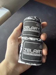 Бінти боксерські Zelart 4456R-118 Череп 2 шт 3 м Чорно-білий (69957aee8f771536f10667d3)