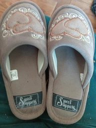 Тапочкі жіночі Sweet Slipper 37р бежевий Два серця закриті