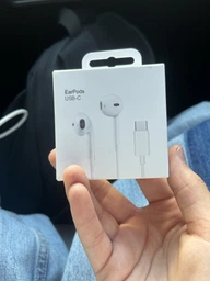 Навушники вкладиші дротові EarPods USB Type C для Apple iPhone 15 16 17 LEXEGO Headphones Білі EUC2J/W