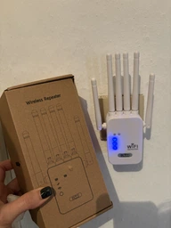 Wi-Fi ретранслятор усилитель до 300м² для роутера 300Мб/с, двухдиапазонный 2.4G + 4G вай фай ретранслятор усилитель сигнала - WIFI повторитель с LAN портом - расширитель покрытия сети фото от покупателей 2