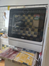 Компактная посудомоечная машина iHunt Bro Dishwasher Xpert, 6 программ, бак 5 л, 950 Вт, сушка, бело/чёрная