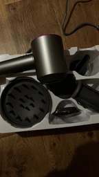 Професійний фен стайлер для волосся Super Hair Dryer 1600 Вт + 5в1 насадок, рожевий, фуксія фото від покупців 5