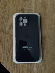 Чохол Silicone Premium case з захистом камери для iPhone 15 Pro Max Full Camera Protective white 9931