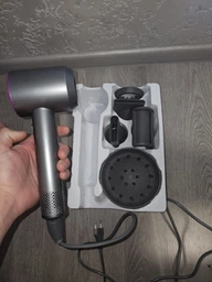 Професійний фен стайлер для волосся Super Hair Dryer 1600 Вт + 5в1 насадок, рожевий, фуксія фото від покупців 1