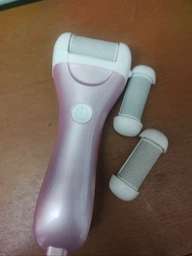 Пемза пилка для ніг та п'яток роликова аккумуляторна Callus Remover 3W електрична для шліфування електропемза для педикюру USB рожева
