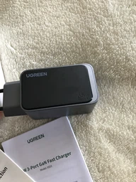Мережевий зарядний пристрій Ugreen X553 Nexode Air GaN Tech USB + 2 x USB Type-C 65W (35042) Grey фото від покупців 2