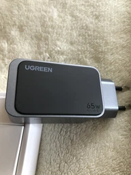 Мережевий зарядний пристрій Ugreen X553 Nexode Air GaN Tech USB + 2 x USB Type-C 65W (35042) Grey