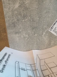 Стіл комп'ютерний з надставкою для кабінету, офісу, дитячої з ДСП Кромка ПВХ Форвард Пєхотін Антрацит/Дуб тахо фото від покупців 2