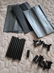 Угловая вешалка в прихожую с подставкой для обуви Corner coat rack Черная фото от покупателей 3