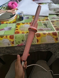 Автоматична плойка для локонів Hair Curler, електричний стайлер для завивки волосся з автоматичним обертанням, 4 температурні режими (150°, 170°, 190°, 210°), стайлер для створення локонів, рожевий, LY-884-Pink фото від покупців 13