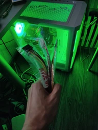 Переходник питания SATA=>4pin, 0.2m, Пакет