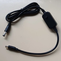 Кабель перехідник з USB Type C на DC тригер PD 65W шнур універсальний trigger для зарядки та живлення ноутбуків WiFi роутерів від зарядки павербанка 5V 9V 12V 15V та 20V 5.5*2.1(2.5)мм power delivery для модема монітора 1.2м