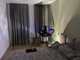 Нічник від USB куб зоряне небо LED настільна RGB лампа 16 кольорів для спальні та дитячої + пульт фото від покупців 6