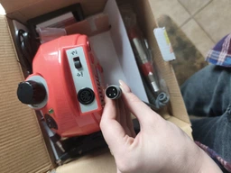 Фрезер для манікюру Nail Drill DM-202 на 65 Вт, 35000 об/хв червоний