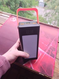 Повербанк 30000 mah 22.5W Qinetiq RQ-30 с LED дисплеем и быстрой зарядкой PD/QC кабель Type-C в комплекте powerbank 30 000 павербанк для телефона apple айфона iphone самсунг samsung роутера планшета универсальный павер банк с фонариком Space black фото от покупателей 14