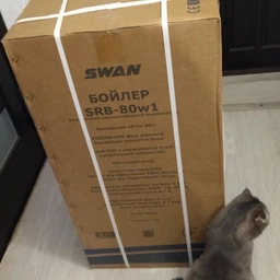 Бойлер Swan SRB-80w1 круглий slim 80л з сухим ТЕНом 2кВт