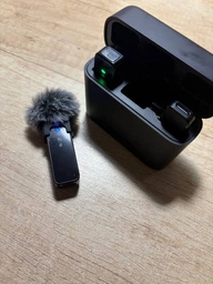 Мікрофон бездротовий петличний для телефону петличка для айфона iphone з шумозаглушенням на 2 мікрофони для андроїда смартфона з зарядним кейсом вітрозахистом для запису звуку гарнітура для блогерів відео ютуб бездротова type c M3 OnePro чорний 73718 фото від покупців 1