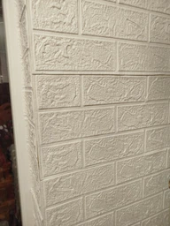 3D панель самоклеящаяся StickerWall под кирпич 770х700х3 мм пудровая фото от покупателей 1