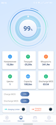 Акумулятор lifepo4 ANENJI 100 A 12 V Літій-залізо-фосфатний BMS фото від покупців 1