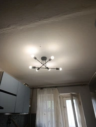 Потолочная люстра светодиодная 60w черная