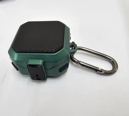Защитный чехол Deexe Lock Design для Samsung Galaxy Buds 4 / Buds 4 Pro - Black / Green фото от покупателей 1