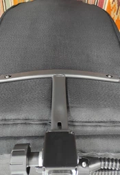 Кресло компьютерное FC-04 DEXON AXIS из ткани, с поясничной подушкой, с подставкой для ног, Темно-серый