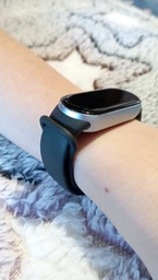 Силіконовий ремінець Original Design MiJobs для фітнес браслета Xiaomi Mi Band 8/9/10 з металевим кріпленням Burgundy (mrk3352) фото від покупців 1