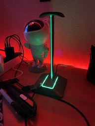Подставка для игровых наушников New Bee Z8 с RGB-подсветкой (Black) фото от покупателей 1