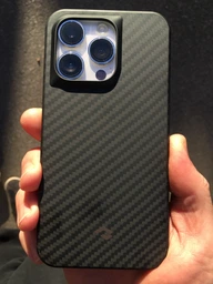 Чохол протиударний для iPhone 14 Pro Pitaka Military Grade MagSafe MagEz Case Pro 3 1500D Black/Grey (KI1401PP) фото від покупців 1