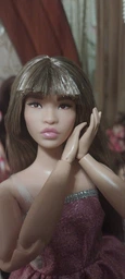 Лялька Барбі колекційна Пишна з довгим каштановим волоссям Barbie Signature Looks Modern Y2K Fashion, Curvy Long Brown Hair #24 (HRM16) фото від покупців 1