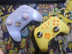 Силиконовые накладки на стики Pokemon Gastly для Sony DualSense PS5 / DualShock PS4 / Nintendo Switch 2 / Xbox Series | One / Pro Controller Nintendo