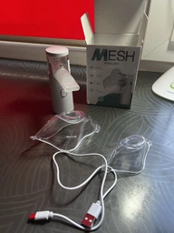 Ингалятор портативный небулайзер ультразвуковой MESH для детей и взрослых аккумуляторный USB тихий с дисплеем LED с двумя масками фото от покупателей 1