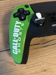 Захисний силіконовий чохол Call of Duty: Ghosts та наліпка на тачпад для геймпада Sony DualSense (PS5) + накладки на стіки фото від покупців 1