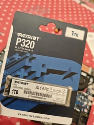 Накопичувач SSD M.2 Patriot P320 256GB NVMe 2280 Gen3.0 x4 3D TLC (P320P256GM28) фото від покупців 2