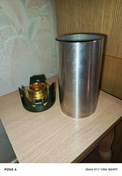 Спиртовий пальник туристичний для сухого спирту чи рідкого палива фото від покупців 2