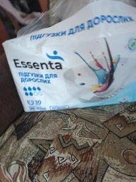 Подгузники для взрослых Essenta Normal размер L 100-155 см 30 шт (4820264120407)