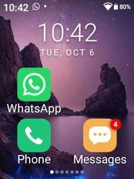  Мобільний  кнопковий телефон - смартфон  Sigma mobile X-style S3501 Black 4G  Android +  WhatsApp, Telegram, Viber, Facebook