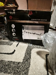 Конвектор обогреватель 2000 Вт 23 кв.м Domotec MS-5904 с регулировкой мощности и защитой от перегрева, бесшумный, белый фото от покупателей 2