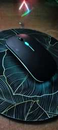 Бездротова безшумна акумуляторна мишка із RGB підсвіткою 1600DP Bluetooth 5.2 + 2.4 GHz тиха для ноутбуків пк планшетів плоска Slim