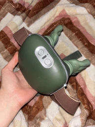 Массажер для спины, шеи и рук ног 4D с подогревом, 3 аккумуляторных беспроводных бионических разминающих насадки фото от покупателей 3