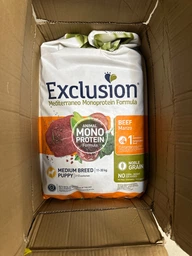 Сухий корм Exclusion Noble Grain Puppy Beef Medium Breed Сухий корм з яловичиною для цуценят середніх порід 3 кг (8011259004444)
