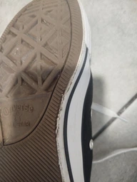 Кеди Converse All Star Black Hi 38 (чорно-білі високі) фото от покупателей 4