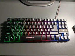 Клавиатура Real-El Gaming 8710 TKL Backlit USB (EL123100030)