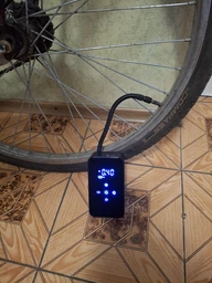 Авто компрессор беспроводной портативный 5в1 с функцией Powerbank 6000 mAh 10.3 Bar автомобильный насос для колес машины шин фото от покупателей 1