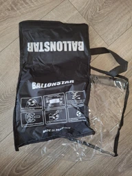 М'яч футбольний №5 PU ламінований гібридна прошивка HYBRID BALLONSTAR FB-3132 (№5, PU, біло-синій)