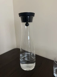 Графин для воды с крышкой 1.2 л стеклянный графин кувшин для сока лимонада Прозрачный