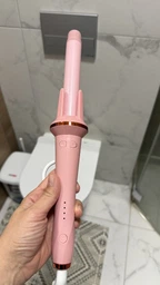 Автоматична плойка для локонів Hair Curler, електричний стайлер для завивки волосся з автоматичним обертанням, 4 температурні режими (150°, 170°, 190°, 210°), стайлер для створення локонів, рожевий, LY-884-Pink фото від покупців 1
