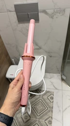 Автоматична плойка для локонів Hair Curler, електричний стайлер для завивки волосся з автоматичним обертанням, 4 температурні режими (150°, 170°, 190°, 210°), стайлер для створення локонів, рожевий, LY-884-Pink
